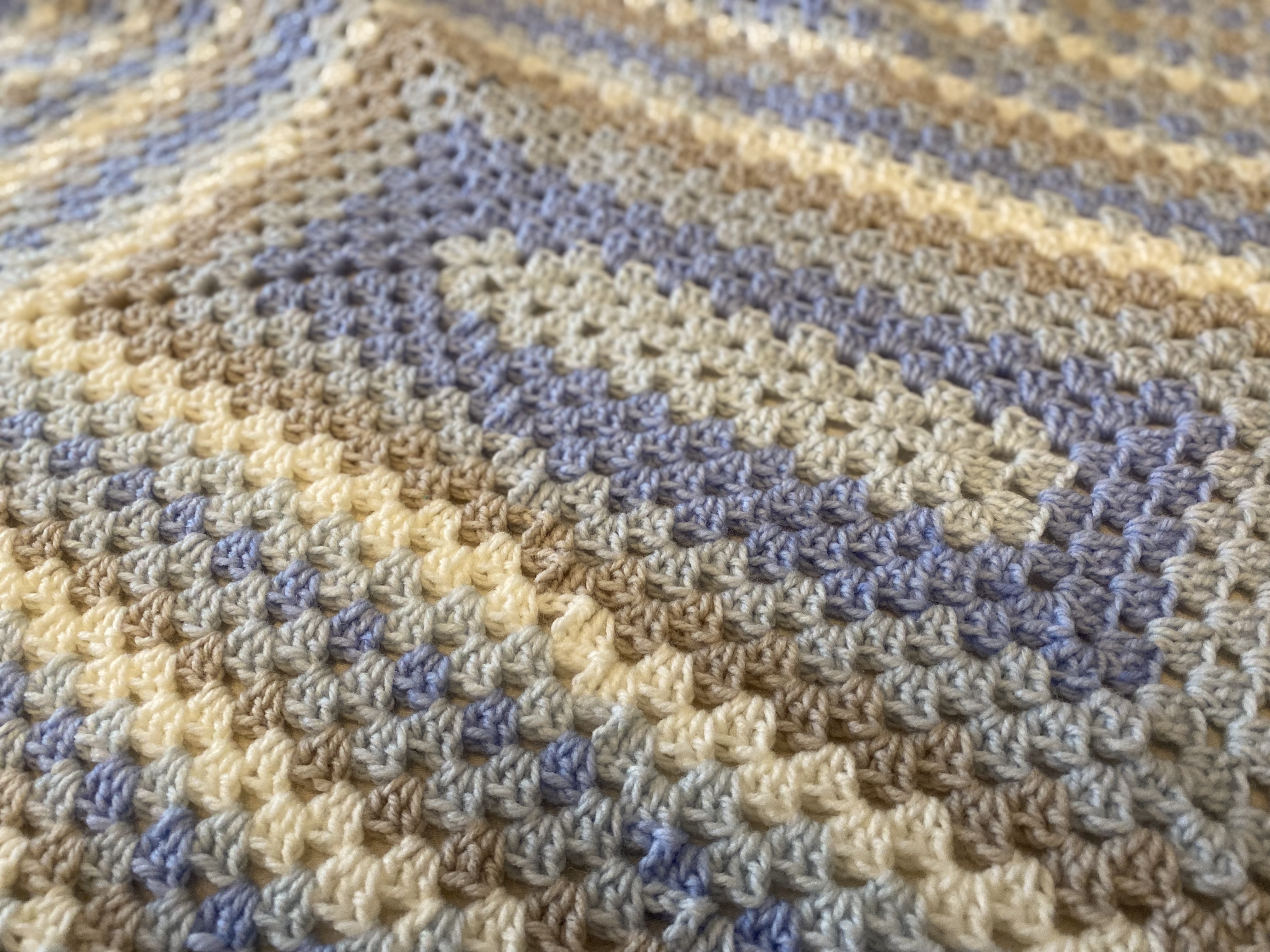 Crochet Granny Rectangle Blanket Pattern