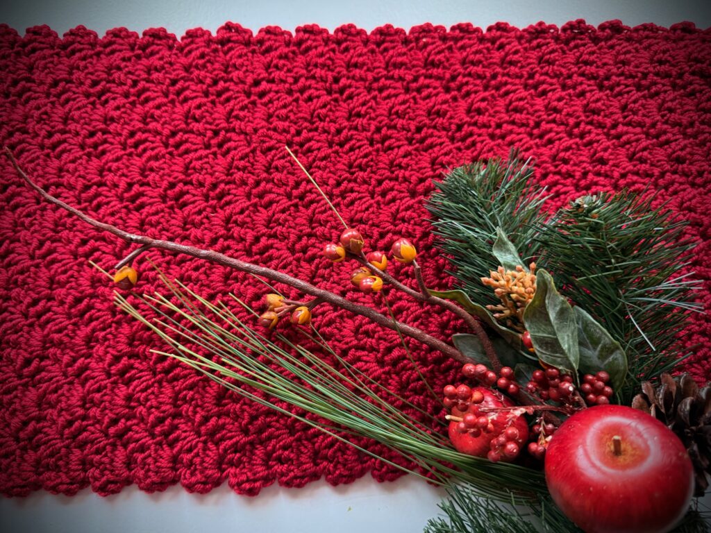 Crochet Christmas Table Runner