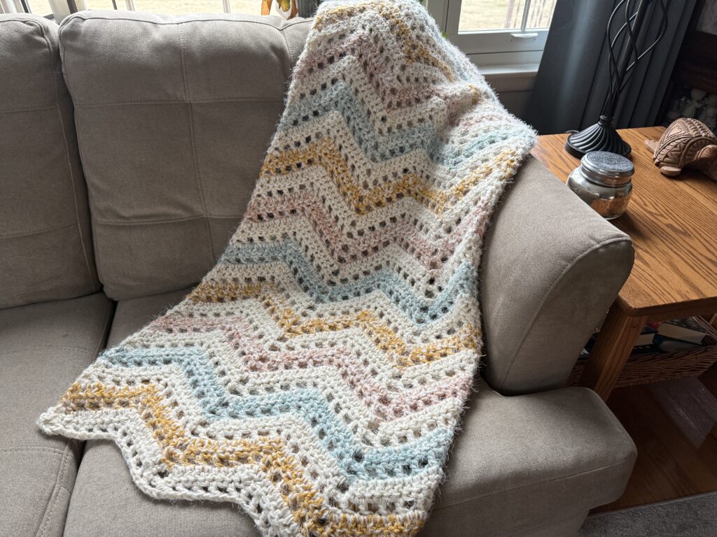 The OM-GORGEOUS Crochet Throw