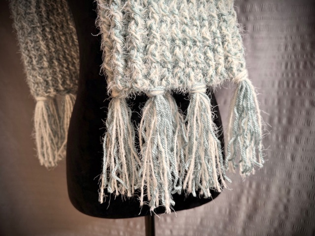 Learn to crochet the Morning Mist Scarf with this Free Pattern.