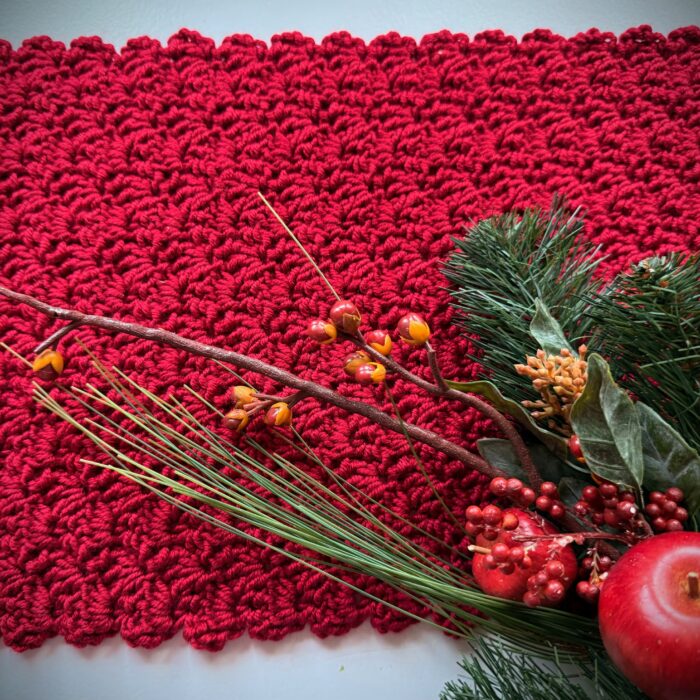 Crochet Christmas Table Runner