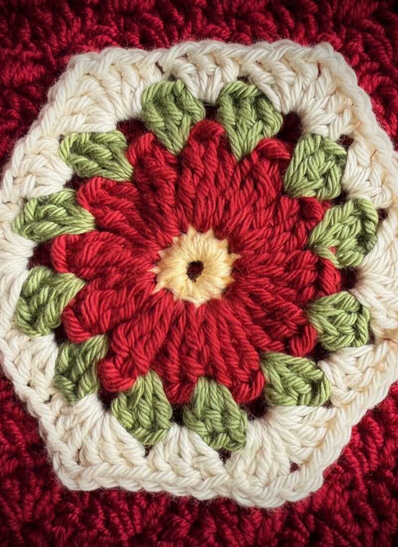 Christmas Crochet Coaster