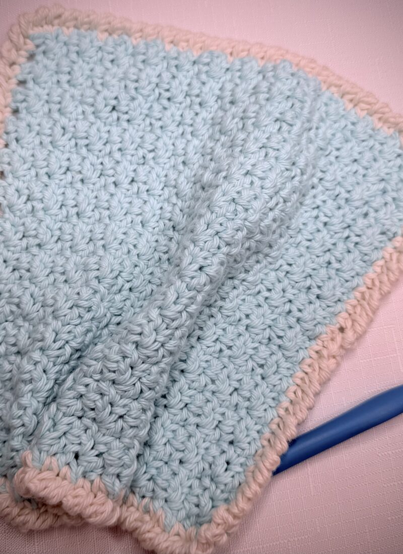 Learn to Crochet the Hi-Low Dishcloth