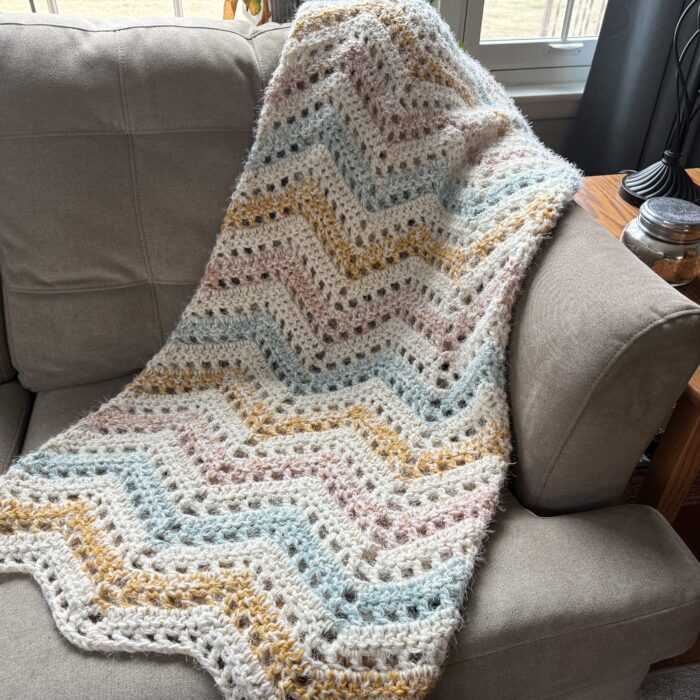 The OM-GORGEOUS Crochet Throw