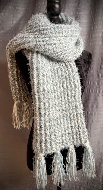 Learn to crochet the Morning Mist Scarf with this Free Pattern.