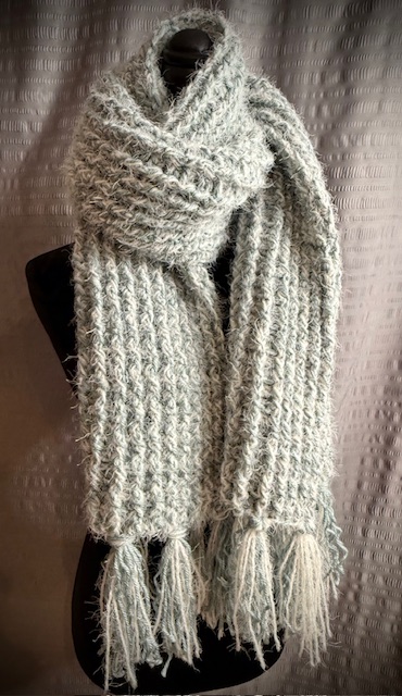 Learn to crochet the Morning Mist Scarf with this Free Pattern.